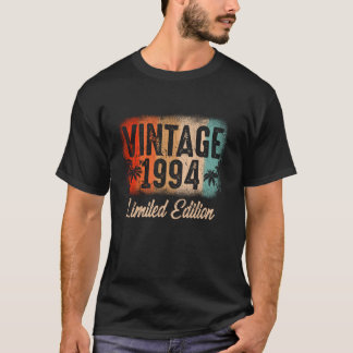 T-shirt 30 ans Vintage 1994 Limited Edition 30e oiseau
