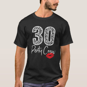 T-shirt 30 Équipage De Fête Boire Des Cadeaux De Bières 30