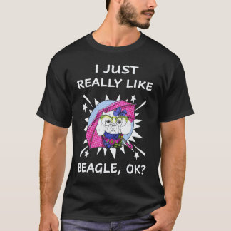 T-shirt 30 J'aime vraiment Beagle