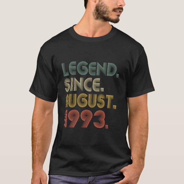 T-shirt 30 Legend Since August 1993 (Devant)