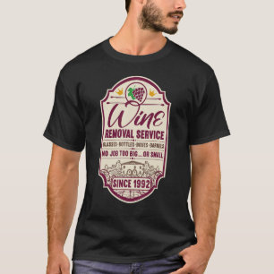 T-shirt 30e Anniversaire I Décanteur de vin Étiquette I Él