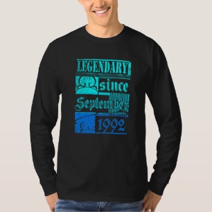T-shirt 30e anniversaire Légendaire depuis septembre 1992