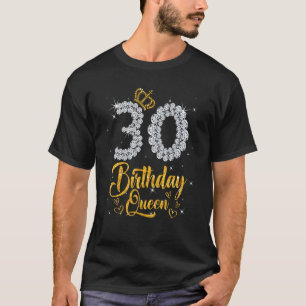 T-shirt 30e anniversaire Reine 30 ans filles Diamo