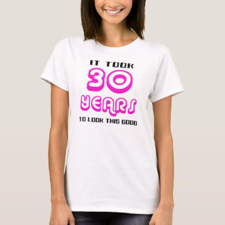 T-shirt 30ème Chemise d'anniversaire