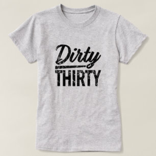 T-shirt 30ème chemise de l'anniversaire des trente femmes