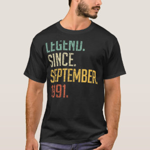 T-shirt 31 ans de légende depuis septembre 1991 31th Bir