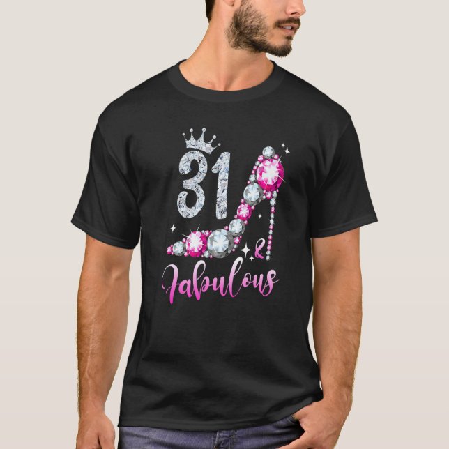 T-shirt 31 Et Fabuleux 31ème anniversaire de talon haute c (Devant)
