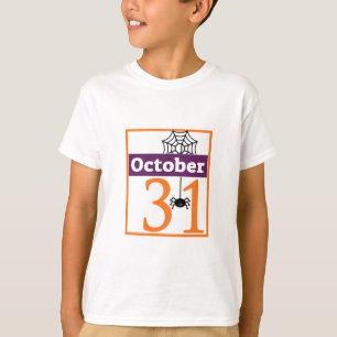 T-shirt 31 octobre Halloween Personnalisé