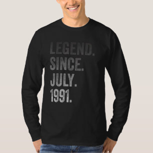 T-shirt 31e anniversaire 31 ans de légende depuis juillet