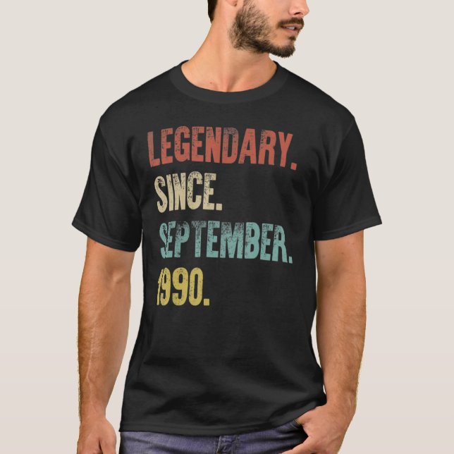 T-shirt 32 ans de légende depuis septembre 1990 32th Bir (Devant)