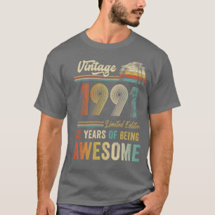 T-shirt 32 ans Vintage 1991 32e anniversaire Hommes Femmes