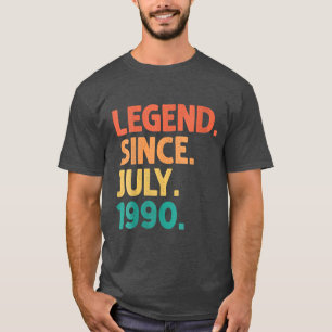 T-shirt 32 Years Old Toxits Legend Since July 1990