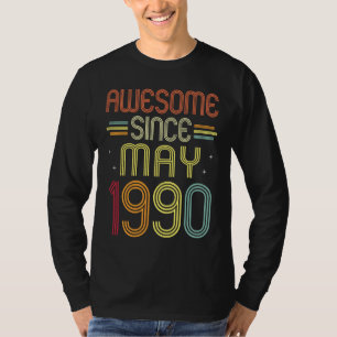 T-shirt 32e anniversaire stupéfiant depuis mai 1990 32 ans
