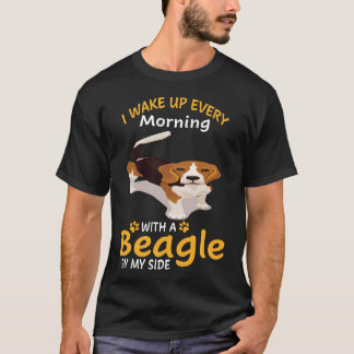 T-shirt 33 Je Me Réveille Tous Les Matins Avec Un Beagle P