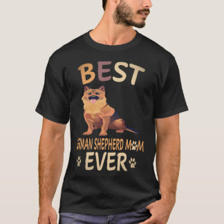 T-shirt 33 Meilleure maman berger allemand de tous les tem