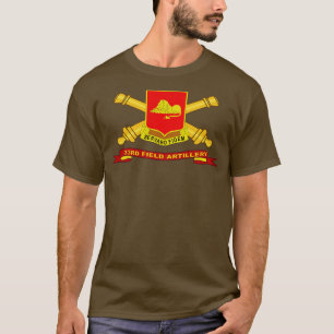 T-shirt 33e artillerie de campagne avec ruban