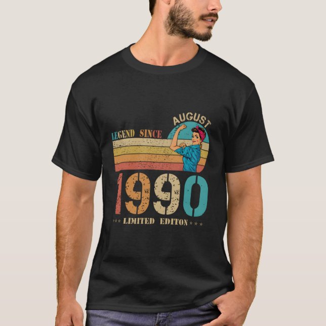 T-shirt 33E Légende Depuis Août 1990 33 (Devant)