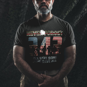 T-shirt 343 Pompier N'Oubliez Jamais Tout Donné Environ 21