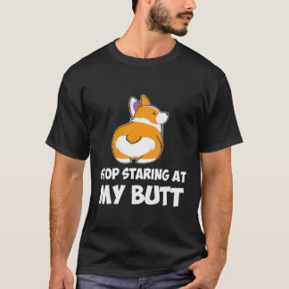 T-shirt 34 Arrêtez de mater mon cul Corgi