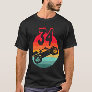 T-shirt 34e Anniversaire I Racing Jeu I Remote Control Rc