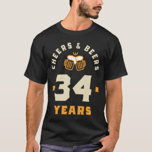 T-shirt 34e anniversaire Soeurs et bières