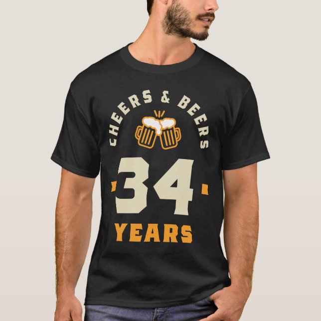 T-shirt 34e anniversaire Soeurs et bières (Devant)