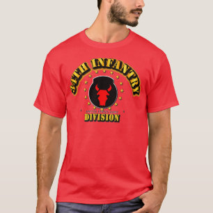 T-shirt 34e division d'infanterie Division Red Bull
