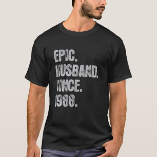 T-shirt 34ème anniversaire de Mariage pour lui Epic Mari d