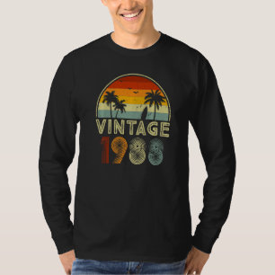 T-shirt 34ème anniversaire Vintage Idée pour Hommes et Fem