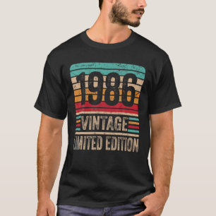 T-shirt 35 Ans Légendaire Retro Vintage Awesome Birthd