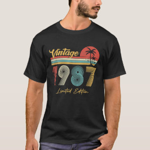 T-shirt 35 ans Vintage 1987 Limited Edition 35e