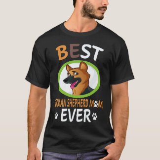 T-shirt 35 Meilleure maman berger allemand de tous les tem