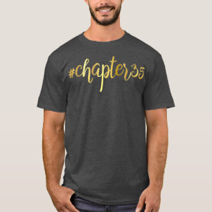 T-shirt 35e anniversaire Cadeau Chapitre 35 Hashtag Trente