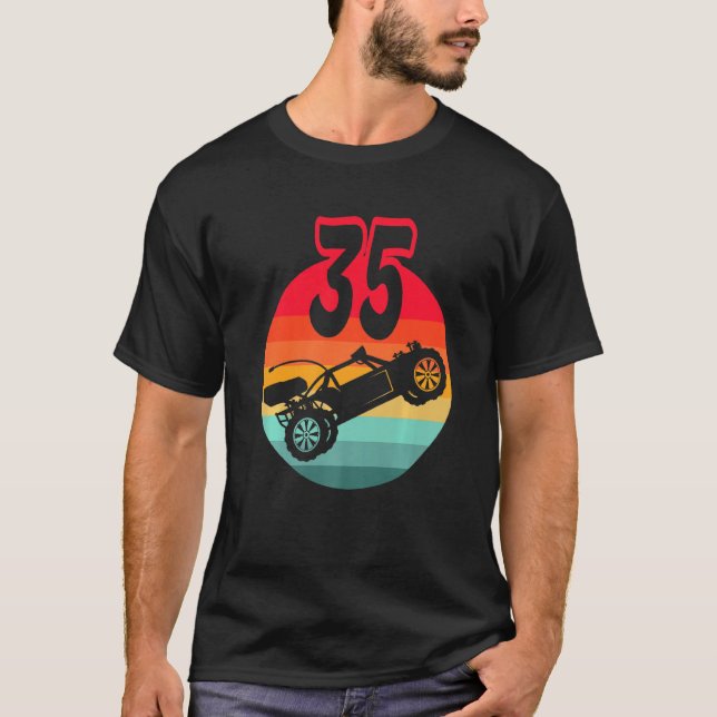 T-shirt 35e Anniversaire I Racing Jeu I Remote Control Rc (Devant)