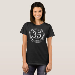 T-shirt 35e ANNIVERSAIRE Mariage JADE / CORAL