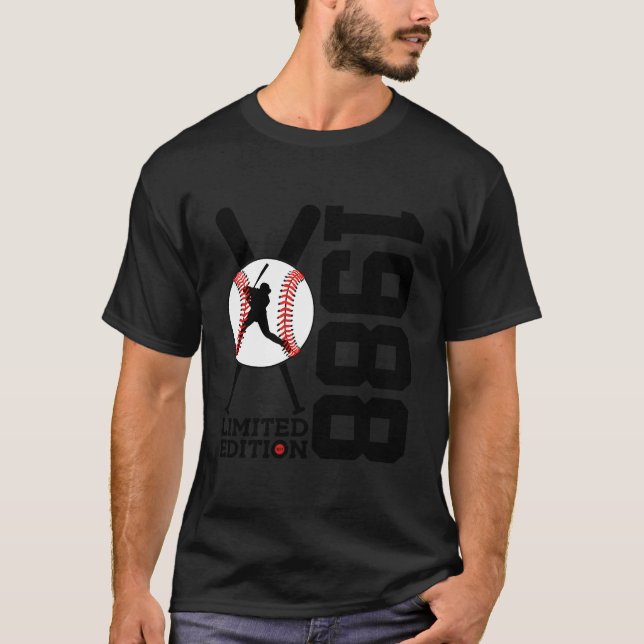 T-shirt 35Th Baseball 1988 (Devant)