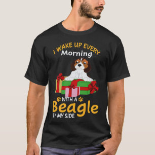 T-shirt 36 Je me réveille chaque matin avec un Beagle à me