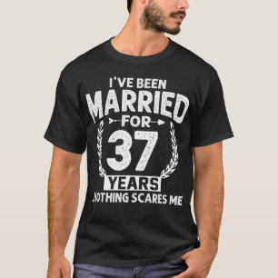 T-shirt 37e anniversaire de mon mariage 37 ans