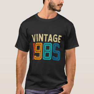 T-shirt 37e anniversaire Vintage 1985 37 ans Hommes