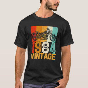 T-shirt 38 Ans Moto Rétro Vintage 1984 38E Bi