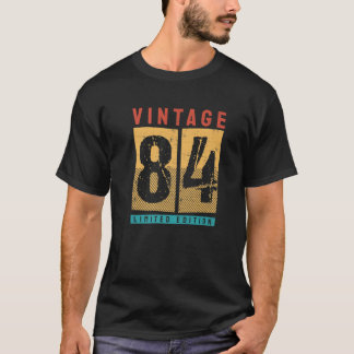 T-shirt 38 Ans Vintage 1984 38E Anniversaire Décoration