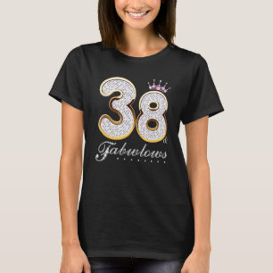 T-shirt 38 & Fabuleux 38 Ans 38e Anniversaire Diamant C