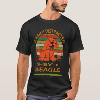 T-shirt 38 Facilement Distrait Par Beagle