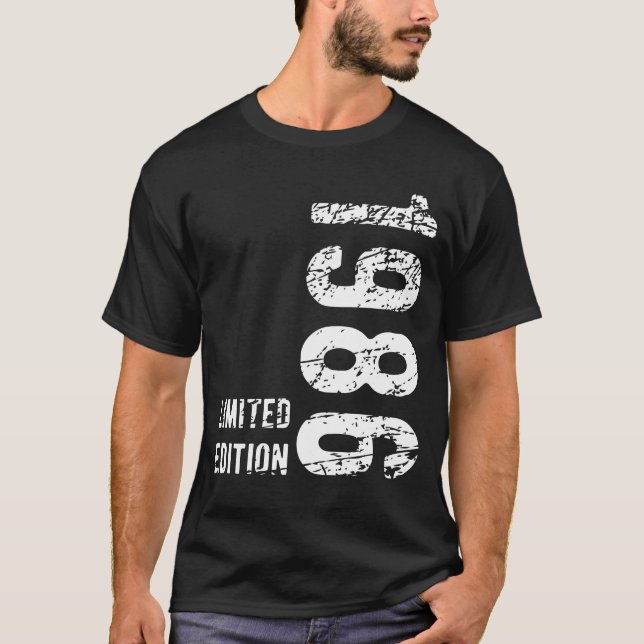 T-shirt 38e cadeau d'anniversaire 1986 Edition limitée 38  (Devant)