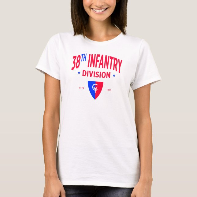 T-shirt 38e division d'infanterie - US Military Women (Devant)