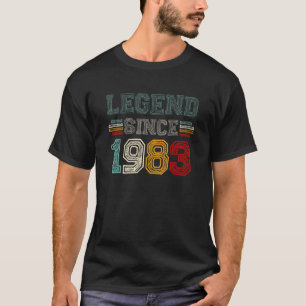 T-shirt 39 Ans Légende depuis 1983 39e Anniversaire Vinta
