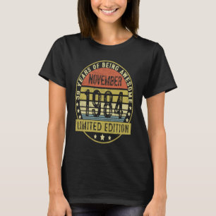 T-shirt 39 ans Vintage novembre 1984 39e anniversaire