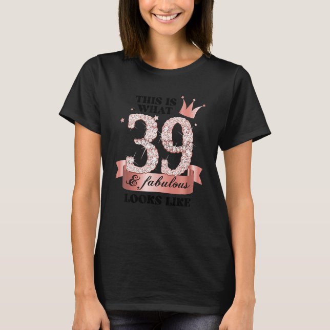 T-shirt 39 & Fabulous I Rose And White Party Group Candid  (Devant)
