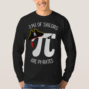 T-shirt 3 14 des marins sont des pirates Maths Pi Day Mar