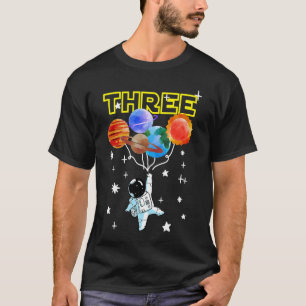 T-shirt 3 Anniversaire de l'espace extra-atmosphérique fêt
